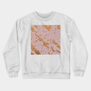 Gold and Brown Sand Dune Desert Crewneck Sweatshirt